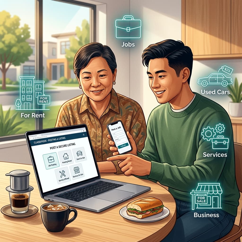 Cách đăng tin rao vặt hiệu quả và an toàn cho cộng đồng người Việt ở Mỹ