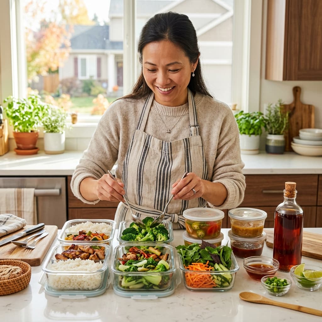 Meal prep cơm Việt ở Mỹ: nấu một lần, ăn vài bữa mà vẫn đỡ ngán
