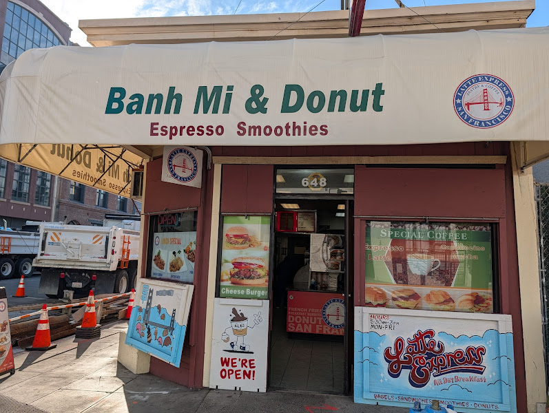 Latte Express + Banh Mi & Donut
