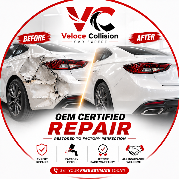Veloce Collision - Body shop - Auto Repair - PPG Certified Paint