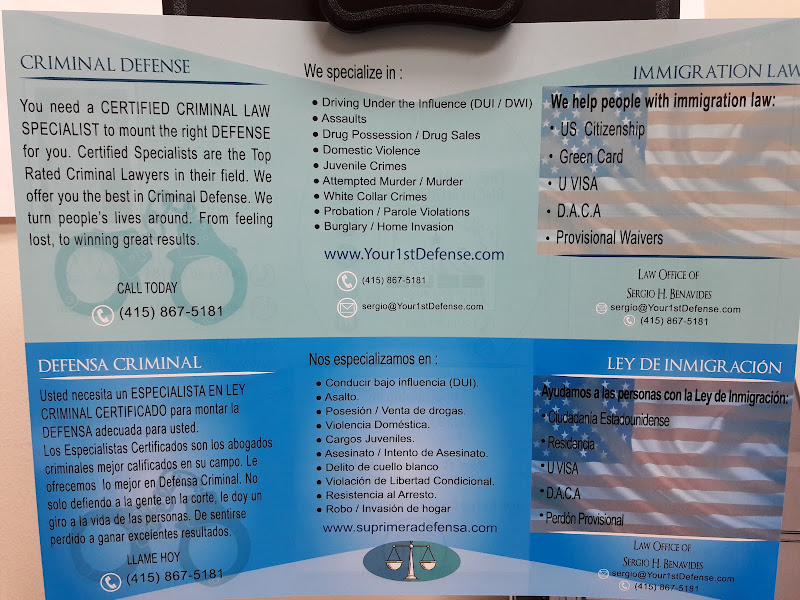 Law Office of Sergio H. Benavides 2
