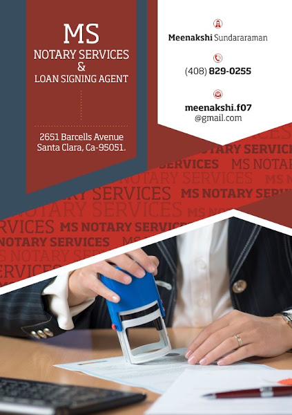 $5 Meena's Mobile Notary and Apostille Services