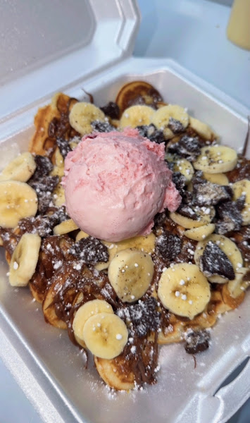 The sweet dessert