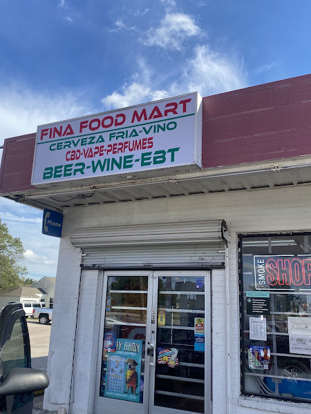 Fina Food Mart | Beer & Wine | Gas | Soda | Novelties | Perfumes | T-Shirts | Smoke Shop | Tobacco Vape Cigar | Lotto