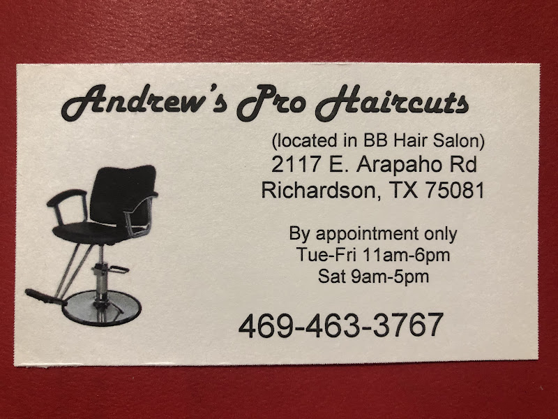 Andrew's Pro-Haircuts (located in BB's Hair Salon)