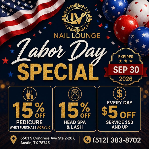 Lv Nail Lounge (10% Off Mon-Thurs)