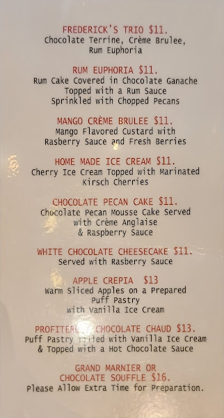 Frederick's Bistro 4
