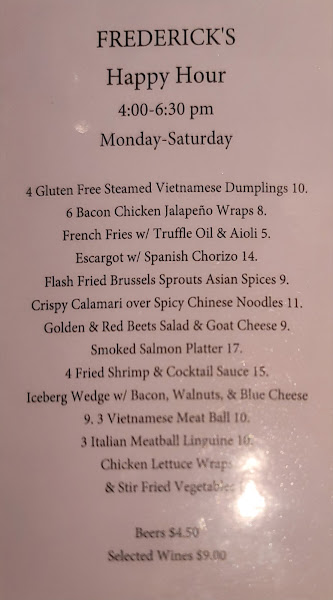 Frederick's Restaurant 3