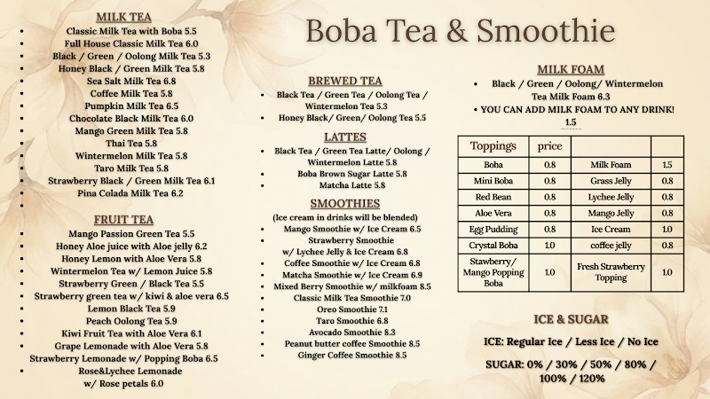 BOBA Coffee Tea & Smoothie 3
