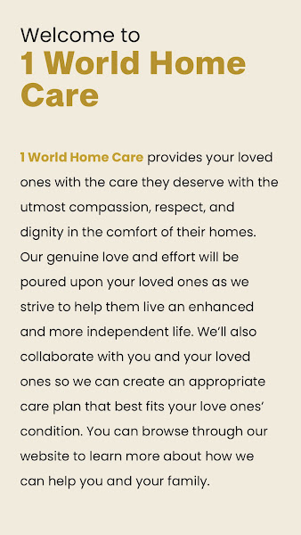 1 World Home Care 4