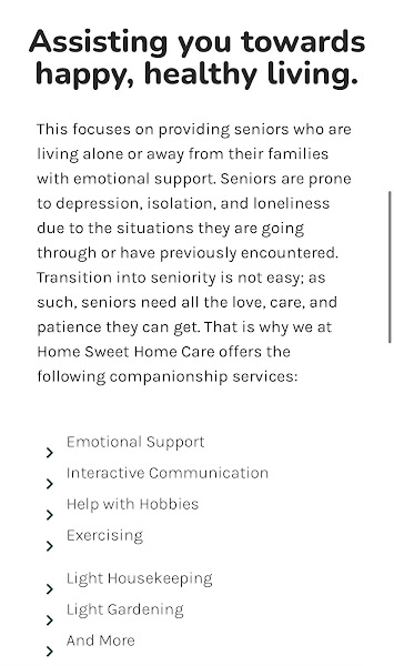 Home Sweet Home Care LLC 4