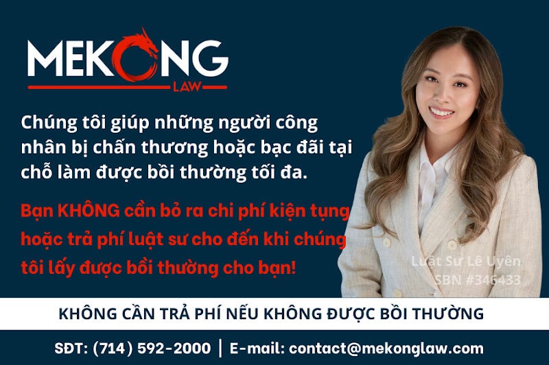 Luật Sư LÊ UYÊN Chuyên Luật Lao Động & Tai Nạn - JUSTICE FOR WORKERS, P.C. 4