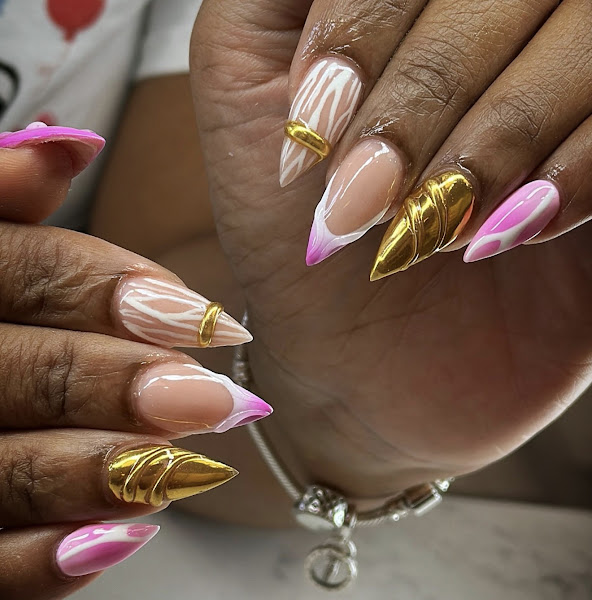 LUXX Nails Katy | Builder Gel | T.A.P Gel | Gel X | Nail Art | Acrylic Nails | Best Nail Salon in Katy 4