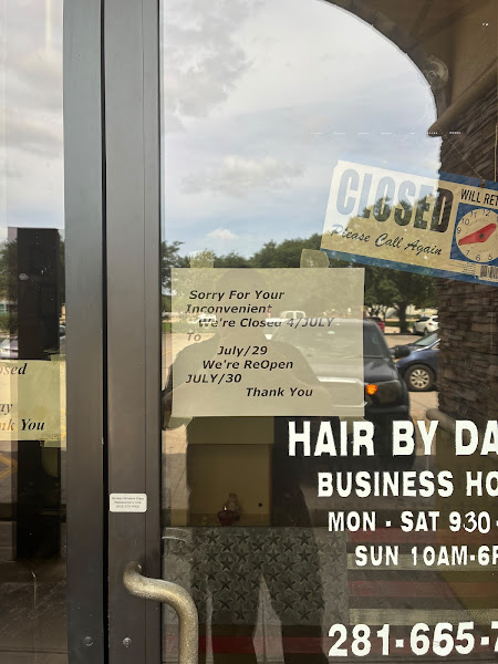 Hair by Daniel just the business name 5