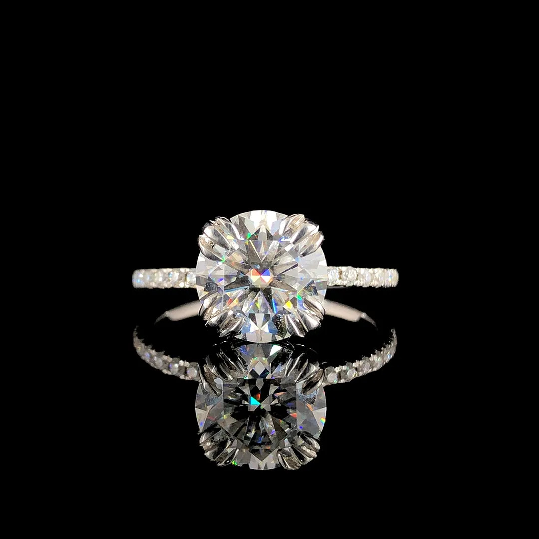 Lab grown diamond rings