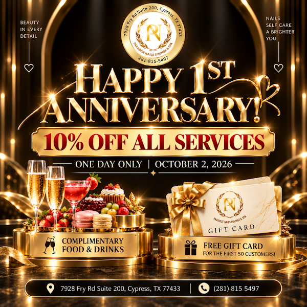 PARADISE NAILS LOUNGE & SPA