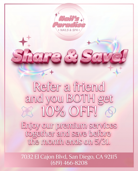 Nail's Paradise and Spa - Nail Salon San Diego, CA