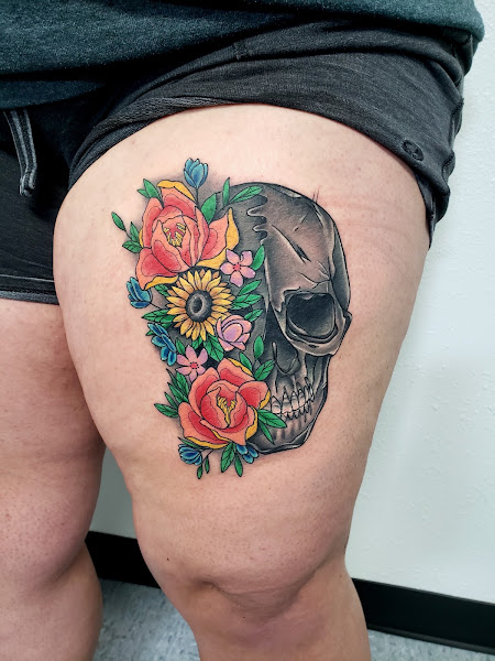 Green Leaf Tattoo 2