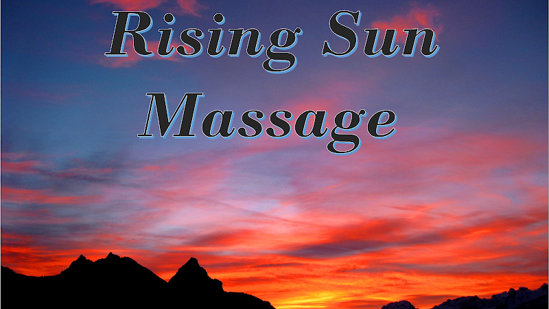 Rising sun massage