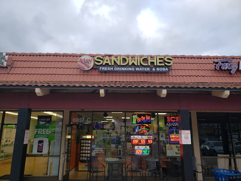 Avian Water and Banh Mi Sandwich 1