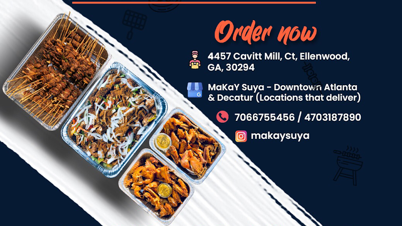 MAKAY SUYA - Pre-Order Halal Meat Also Available (Full Pan, 1/2 pan, and 1/4 pan only) We Deliver & Ship only. Call Before 3