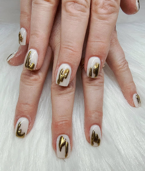 Pink & White Nails ($5 OFF Coupon) 5