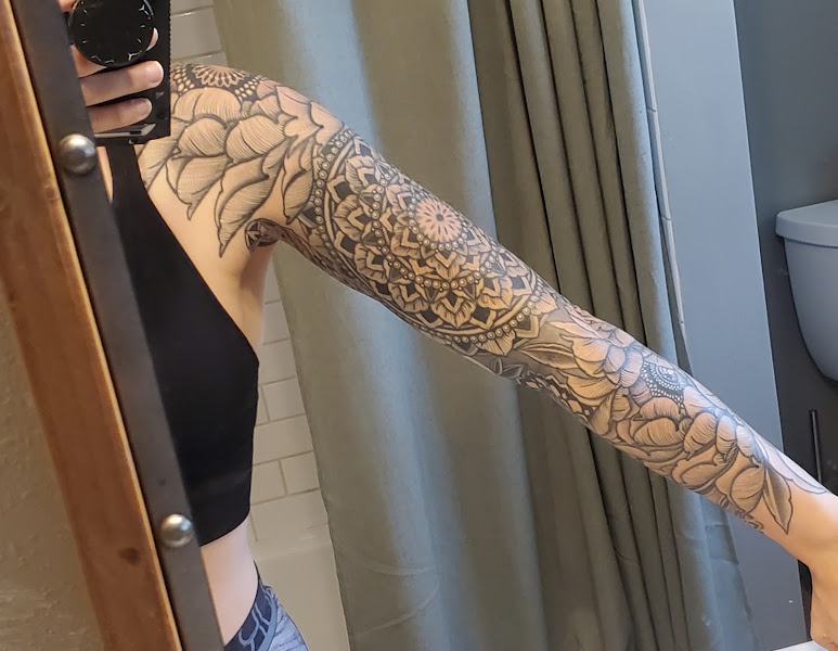 Wolf & Goat Tattoo 4