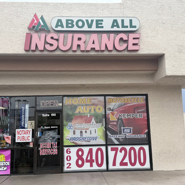 Above All Insurance on 32nd st and thomas