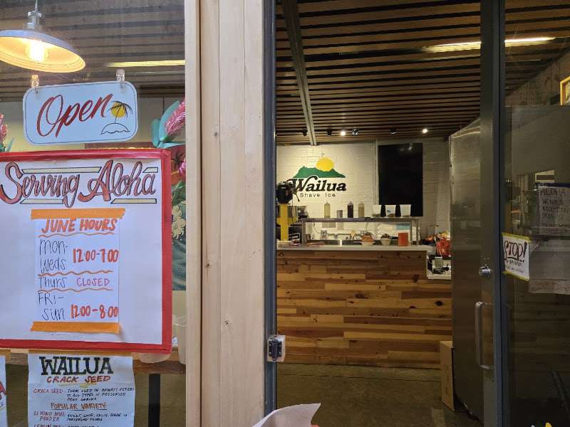 Wailua Shave Ice Portland