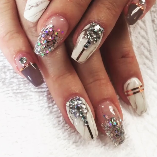 Emerald Nails 1