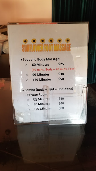 Sunflower Foot Massage 2