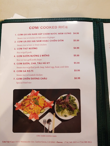 Cơm Việt Cali 4