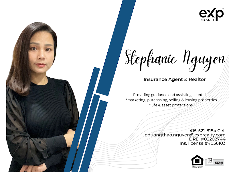 Stephanie Nguyen CA Realtor, ABR, RSPS, eXp Realty, DRE 02202744, Garrick Yan Group 2