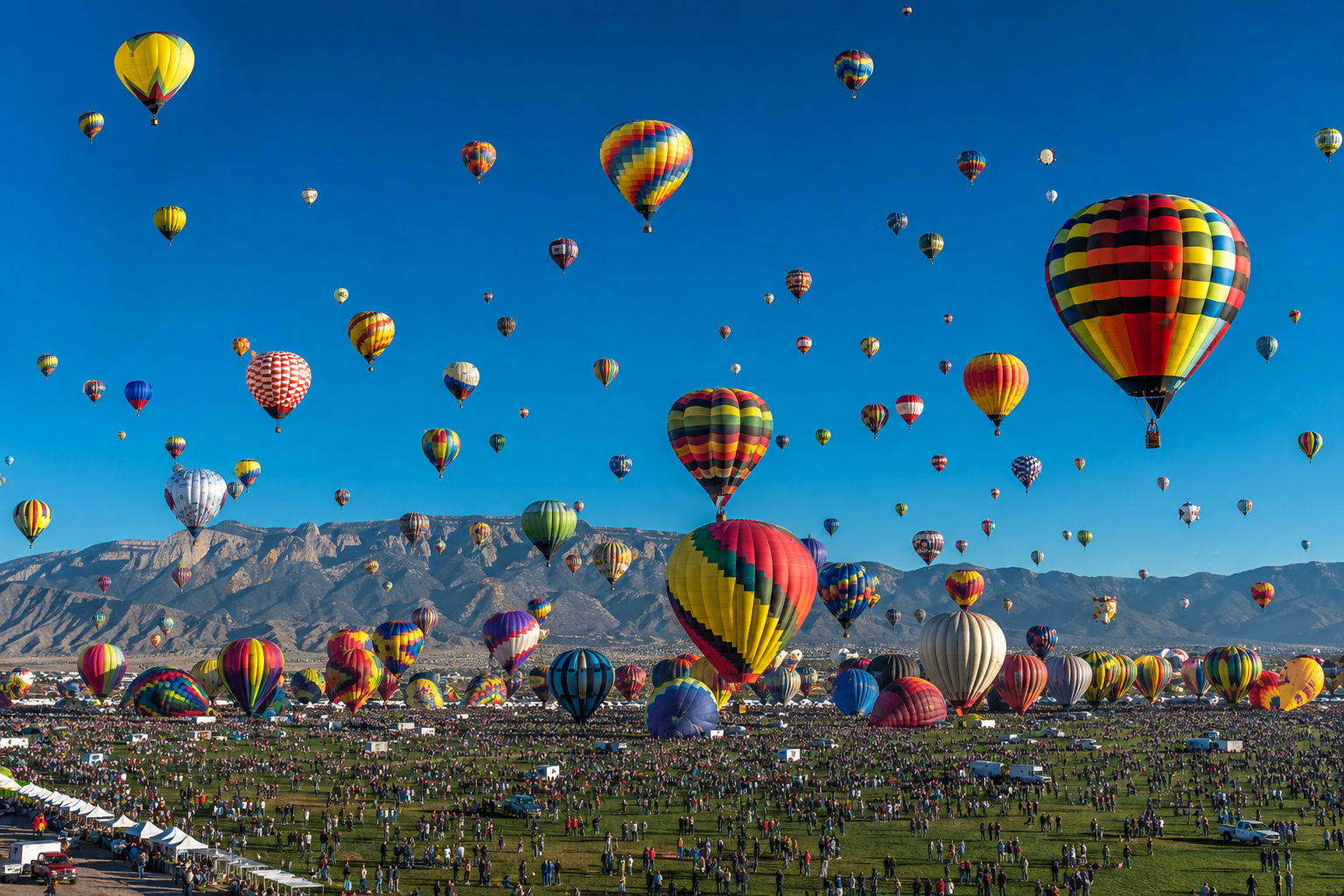 Kinh nghiệm đi Lễ hội Khinh khí cầu Albuquerque 2026: Săn vé, đi xe bus Park & Ride và mẹo giữ ấm buổi sớm