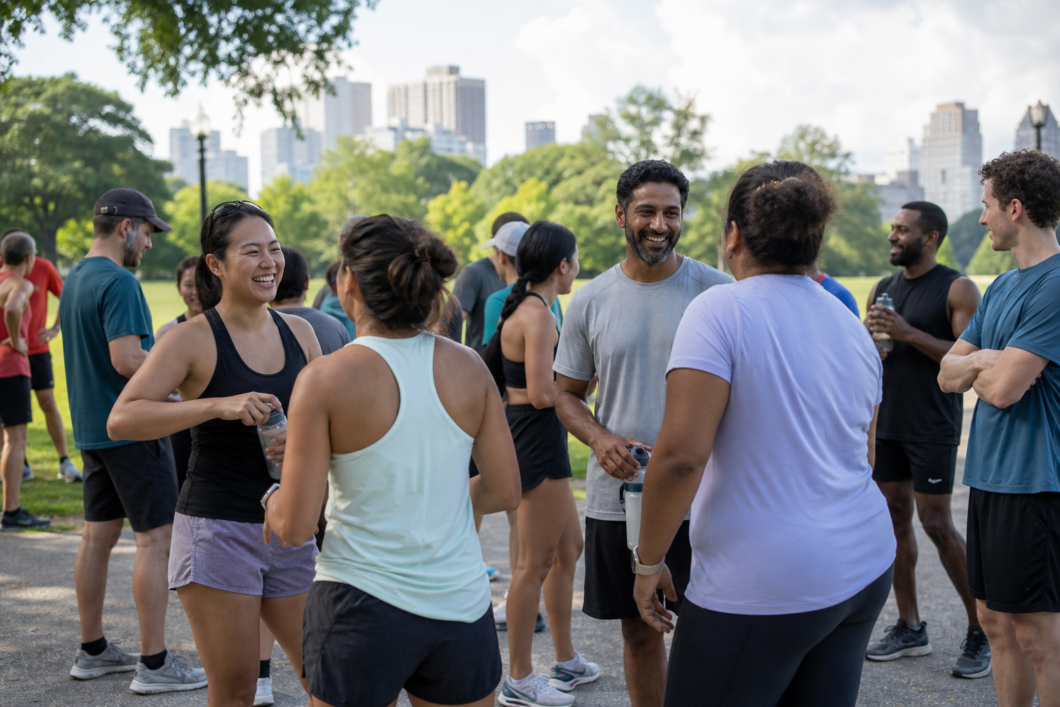 A casual run club gives adults something to do together before asking them to become friends
