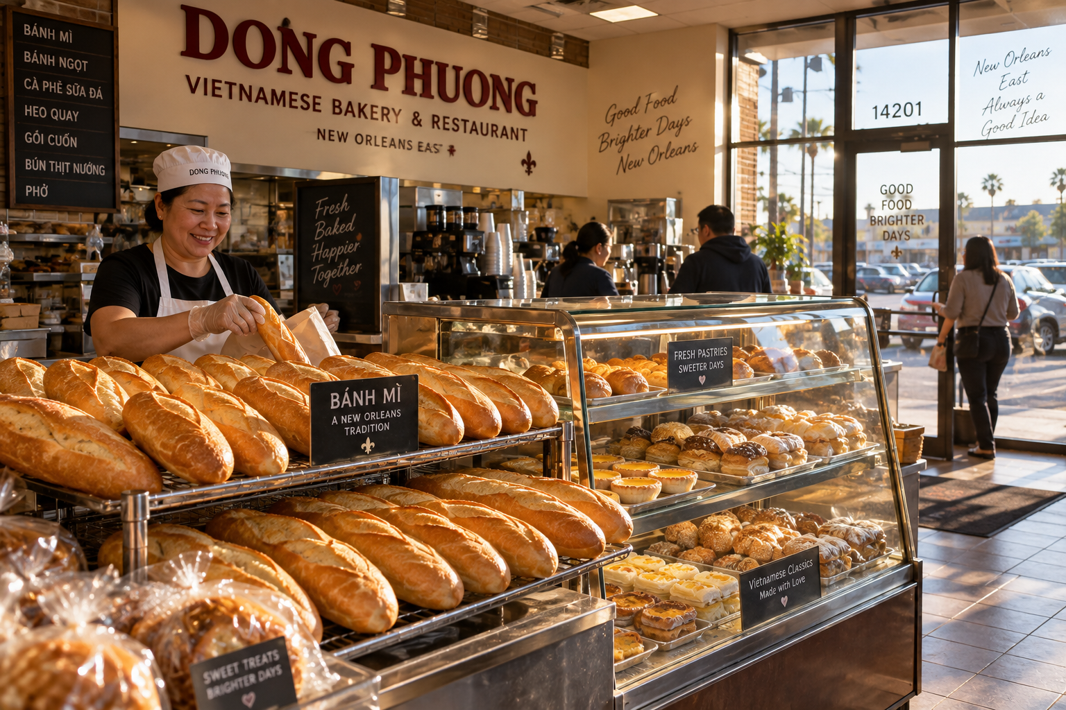 Cẩm nang ăn chơi New Orleans East (Versailles): Đi chợ quê sáng Thứ Bảy, ghé tiệm bánh James Beard Đông Phương và lần về cái nôi Viet-Cajun