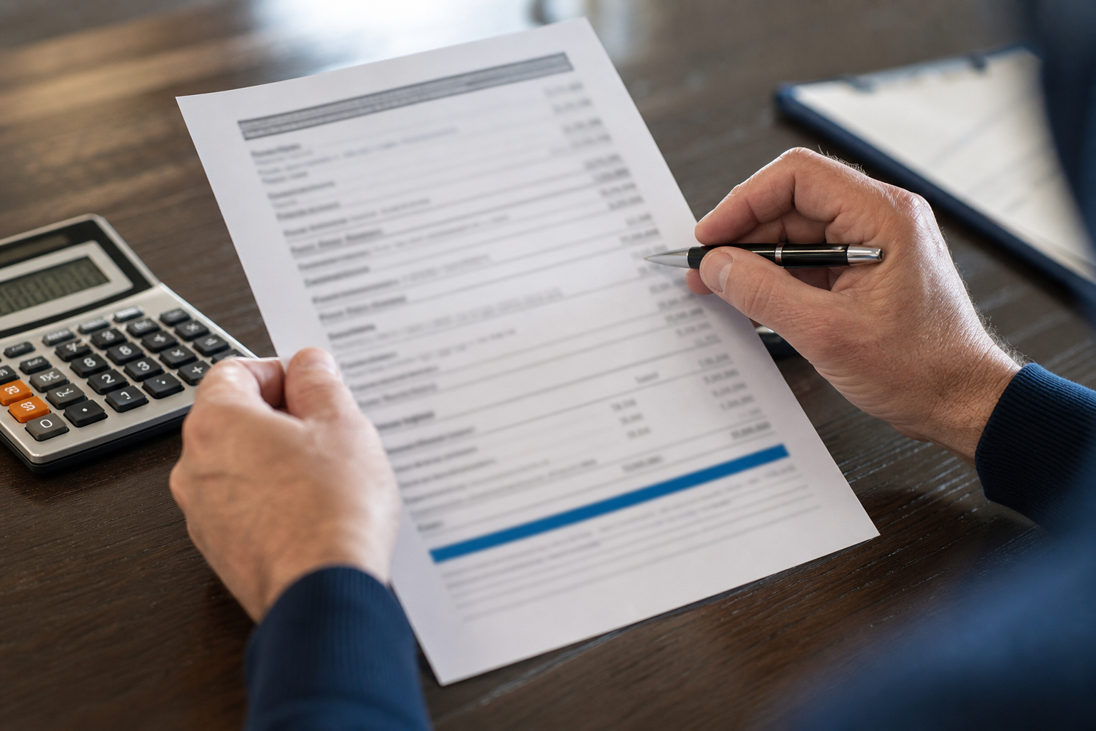 Một out-the-door worksheet tốt tách giá xe, government charges, dealer fees và optional products
