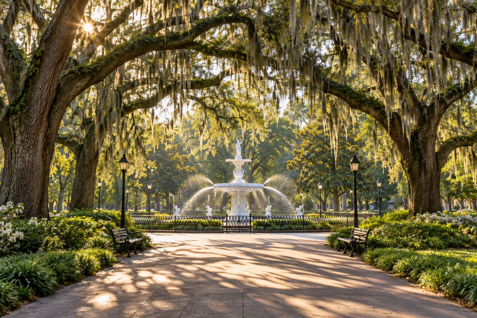 Savannah Historic District & Lowcountry Feast Guide: Spanish Moss Squares, River Street Cobblestones, and Southern Coastal Dining