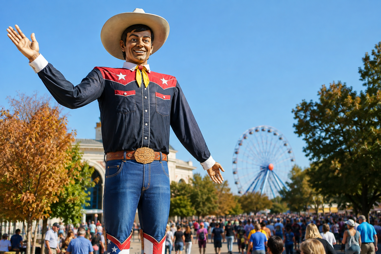 Kinh nghiệm đi State Fair of Texas 2026: Săn vé rẻ $10, ăn thử món đoạt giải Big Tex và đi DART né kẹt xe