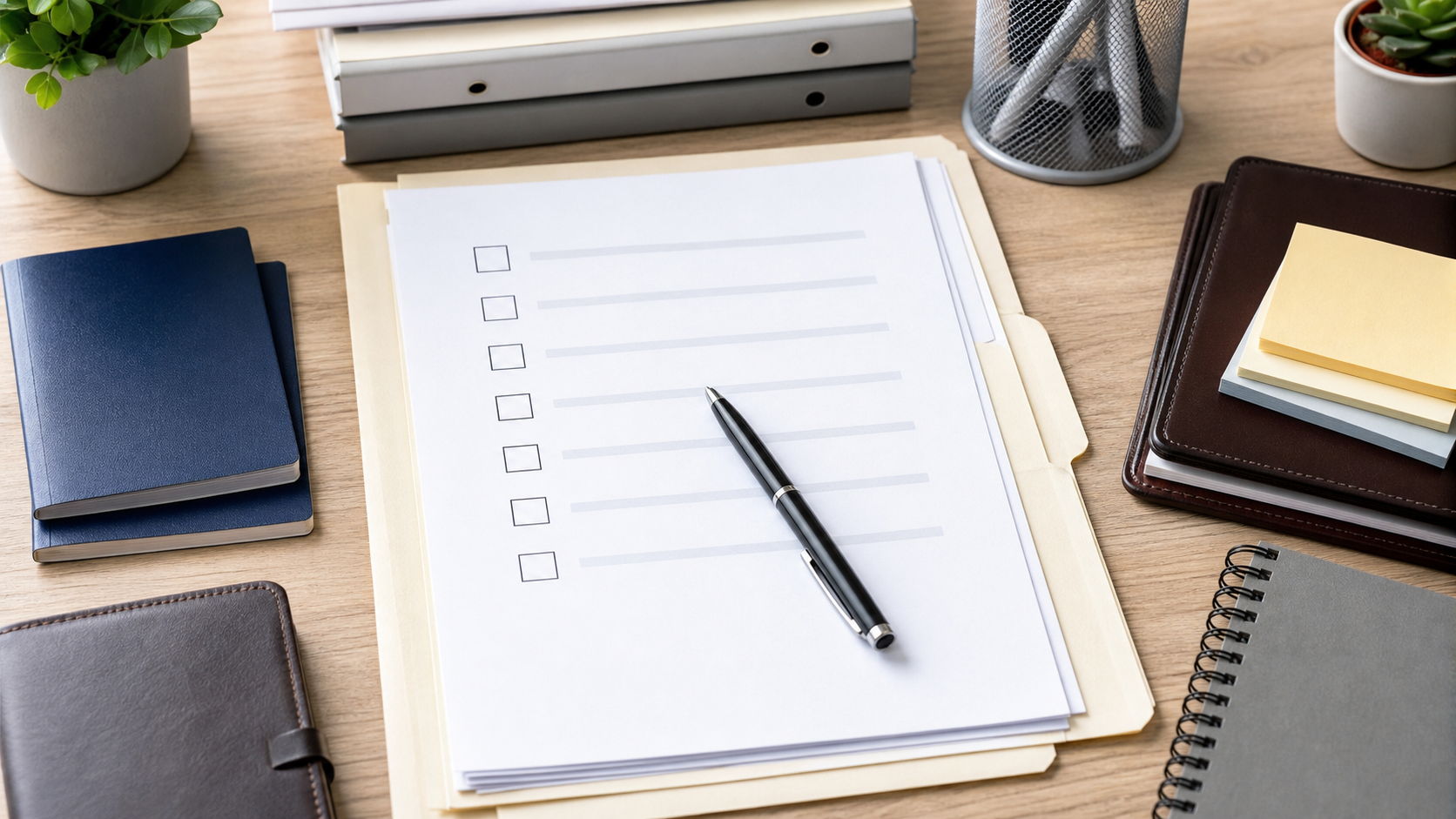 Checklist giấy tờ USCIS và folder hồ sơ