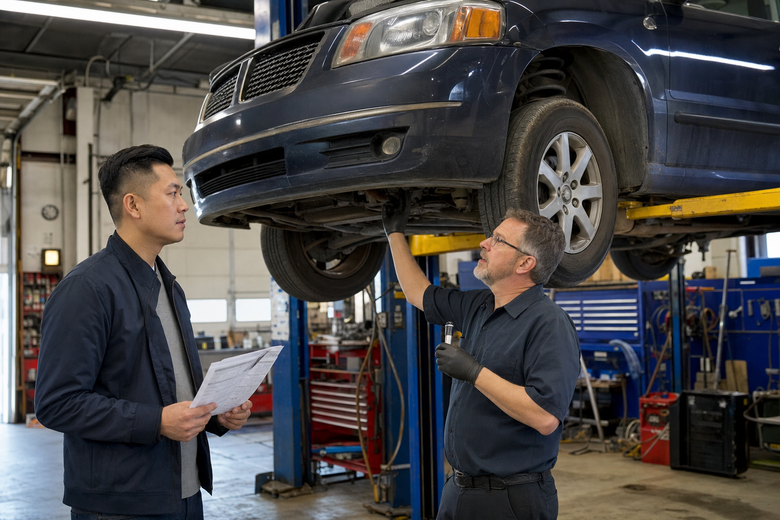 Vehicle history report và mechanic inspection trả lời hai câu khác nhau về chiếc xe cũ