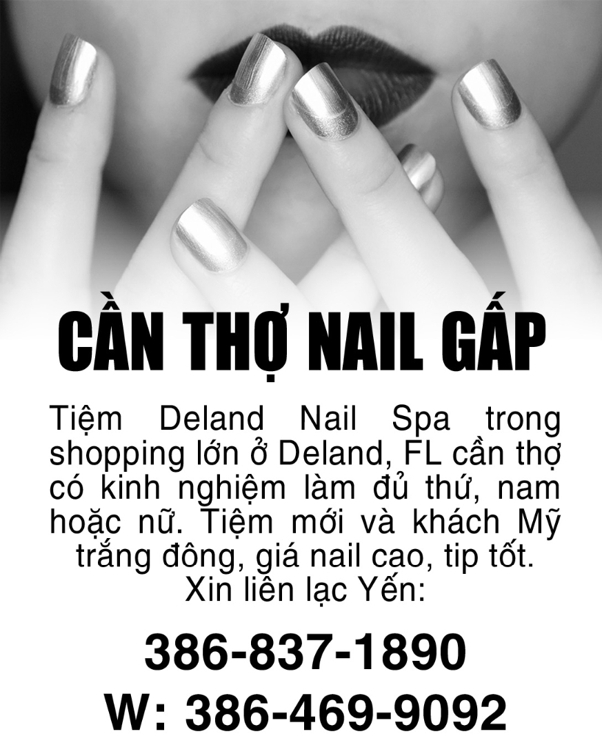 Cần thợ nail gấp