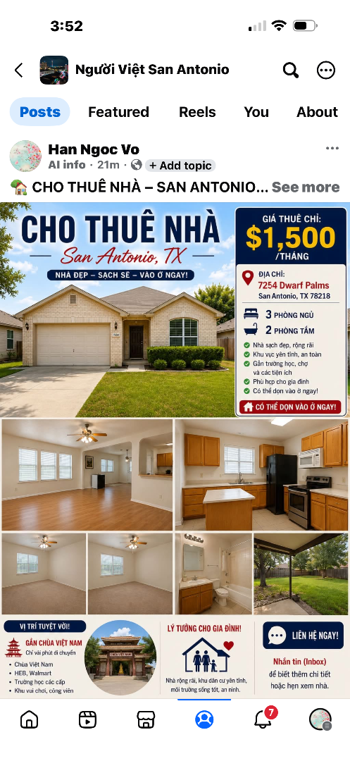 NHÀ CHO THUÊ