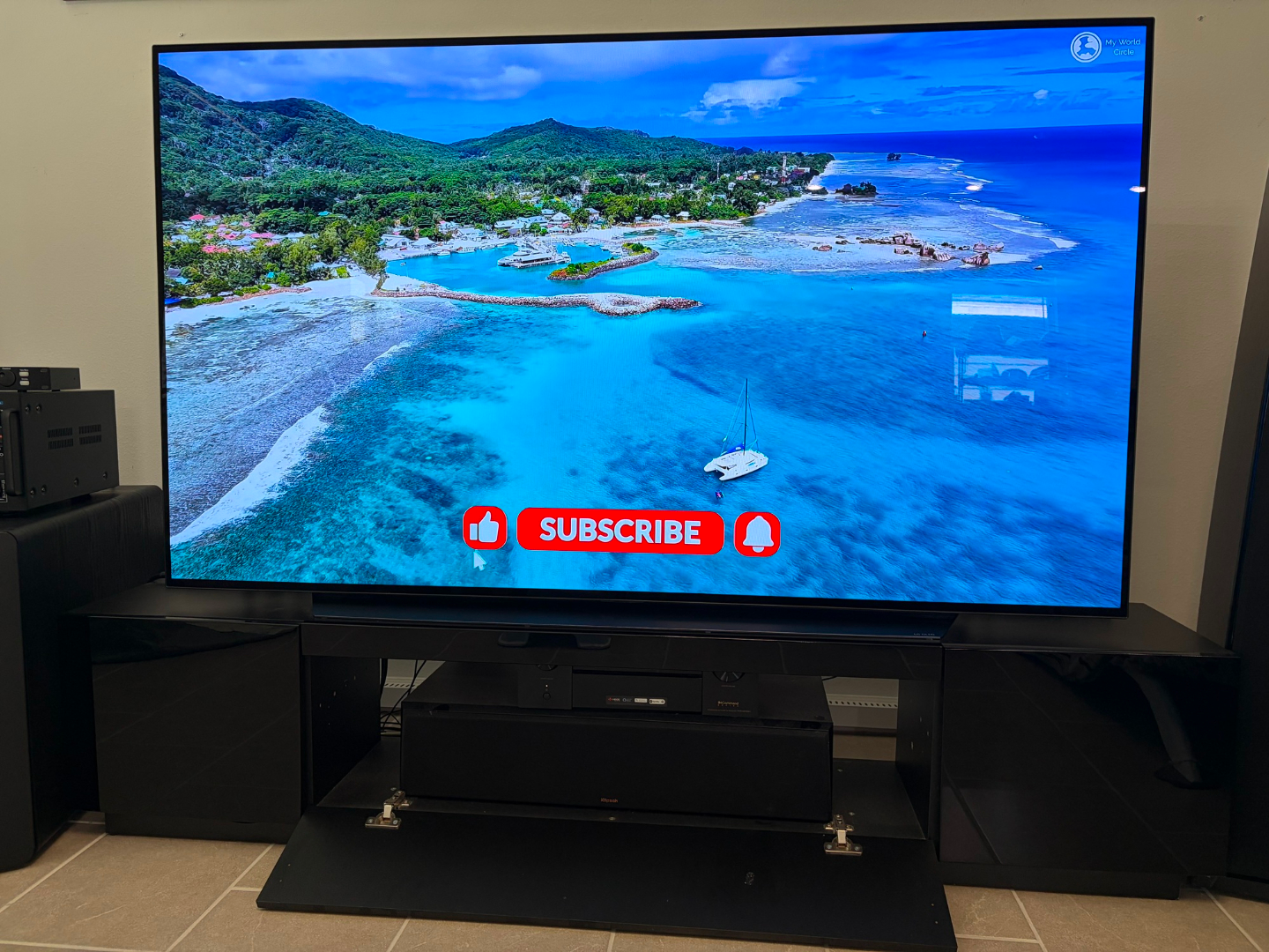 Moving sale: Big screen TV + Karaoke + Sound system