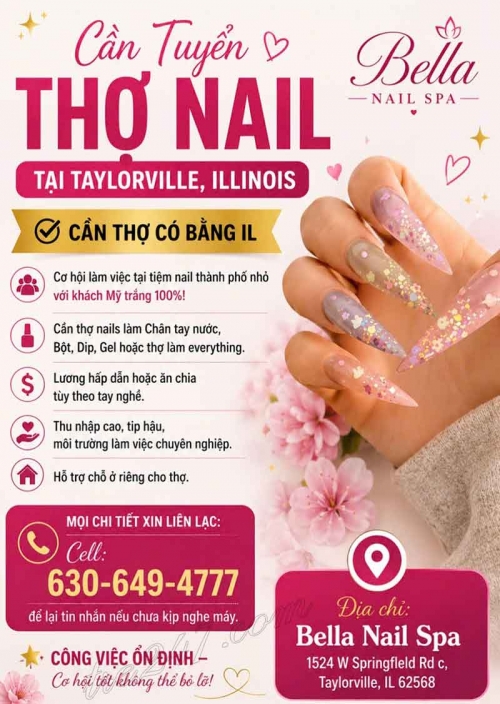 Tuyển Thợ Nail Ở Frankfort, Illinois – Everything