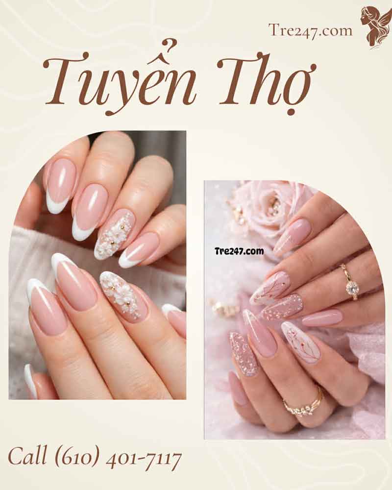 Tiệm Nail Sắp Khai Trương Cần Thợ Middleburg FL