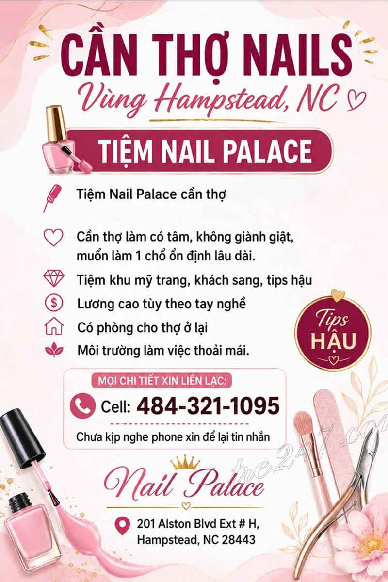 Cần Thợ Nails Hampstead, North Carolina - Tay chân nước, Dip, Gel