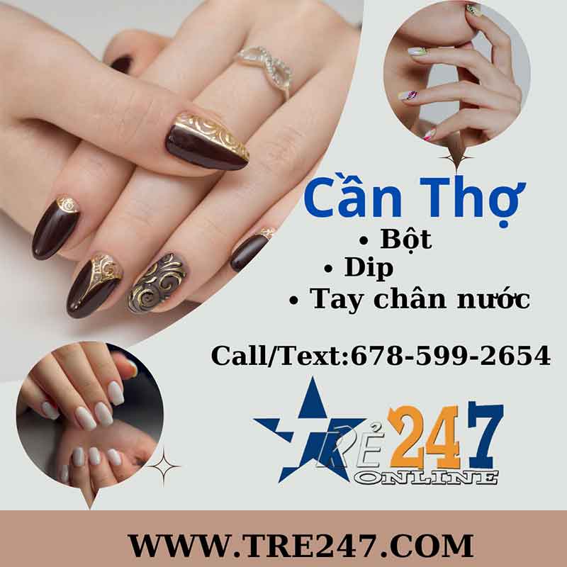 Cần Gấp Thợ Nail Làm Bột Hoặc Tay Chân Nước In Macon GA