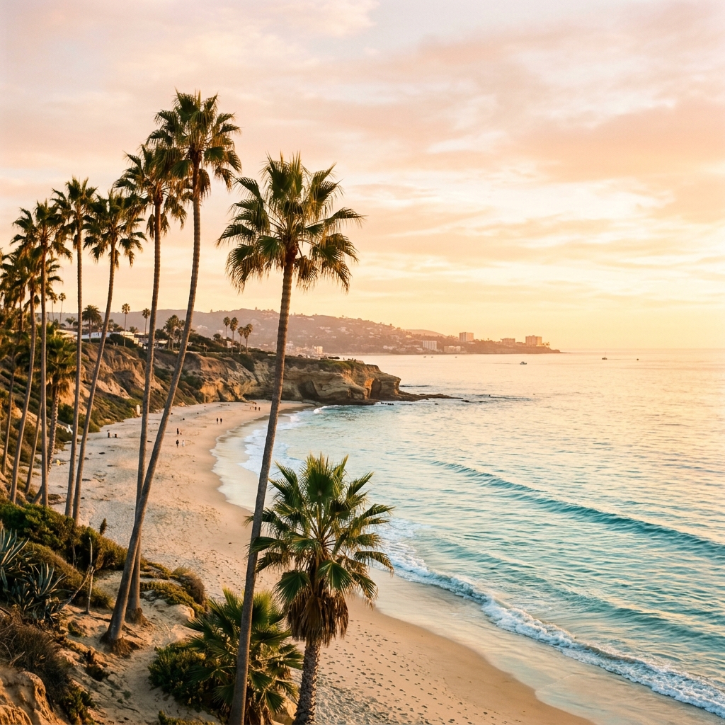 San Diego ven biển